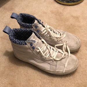 Winterized Vans high tops